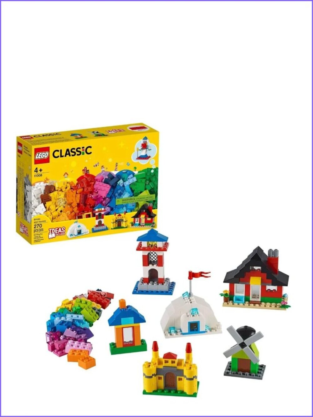 Lego  Classic Bricks and Houses 11008 Kids' Building Toy New In Box